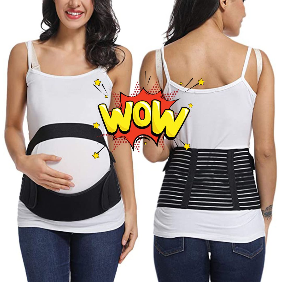 4-in-1 Breathable Adjustable Pregnancy Belly Support Band
