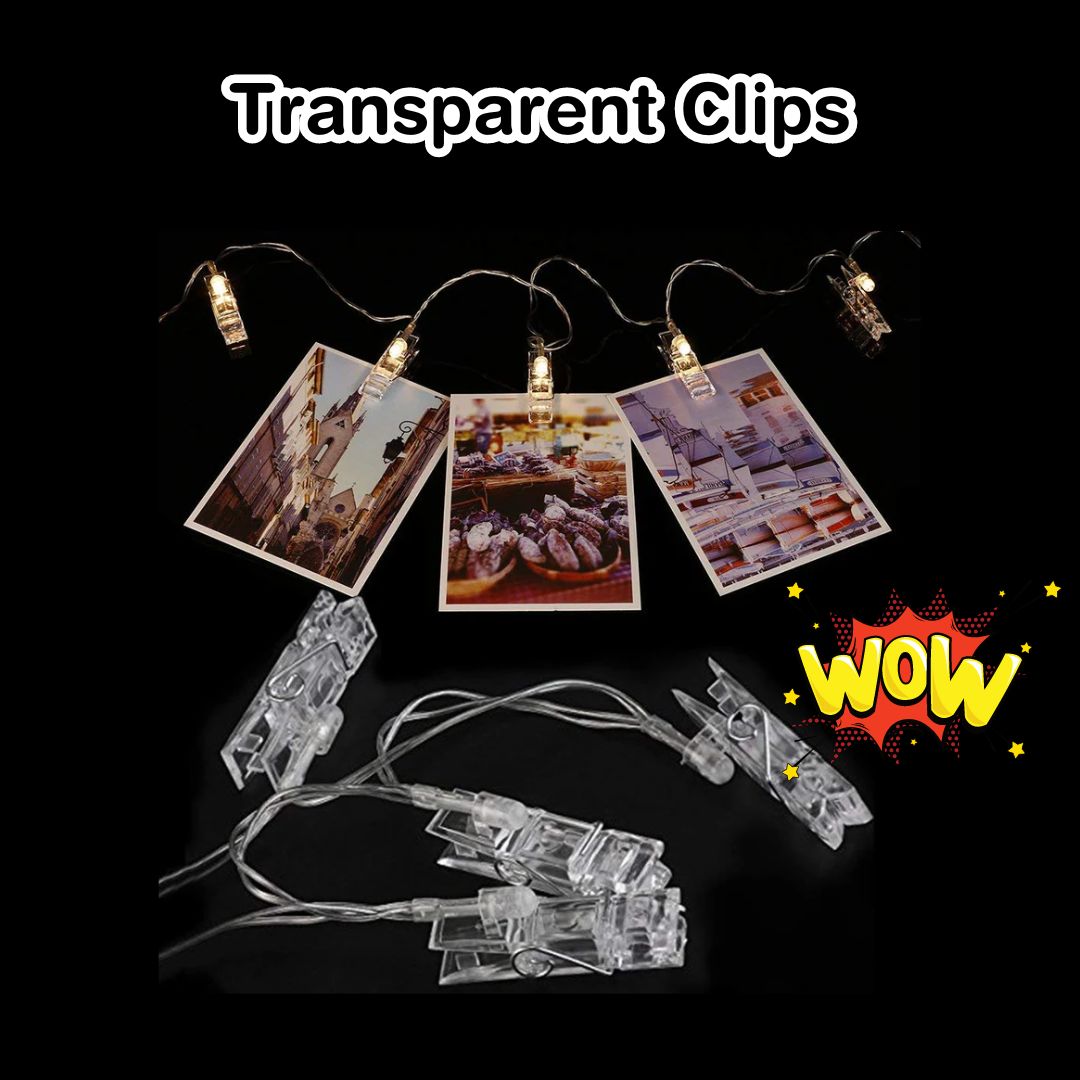 16 LED Photo Clip String Lights