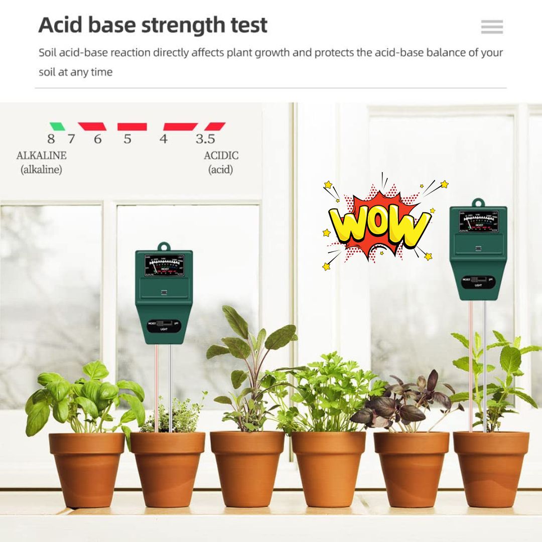 3 in 1 Soil Testing Meter