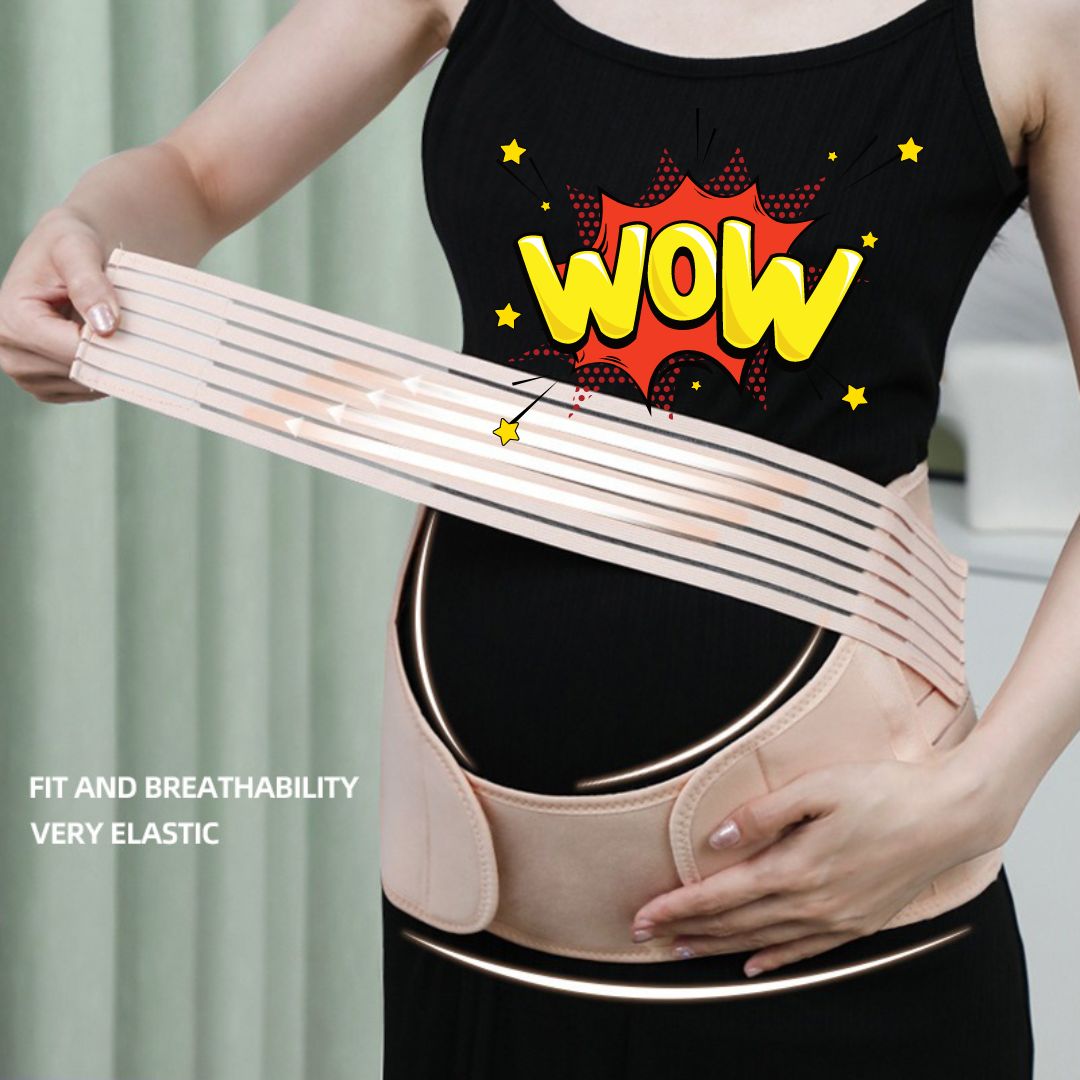 4-in-1 Breathable Adjustable Pregnancy Belly Support Band