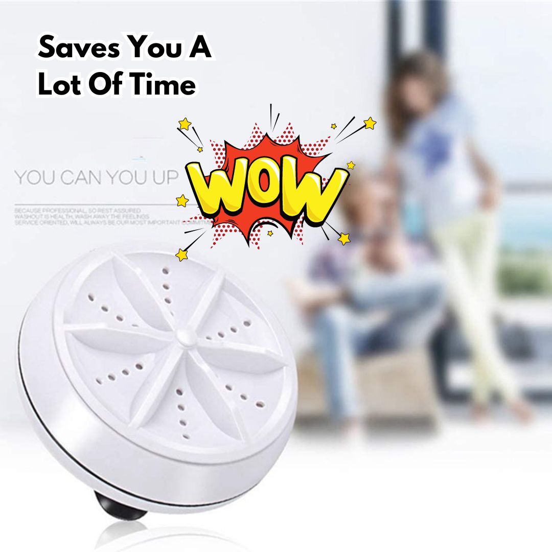 2 in 1 Mini Turbo Washer