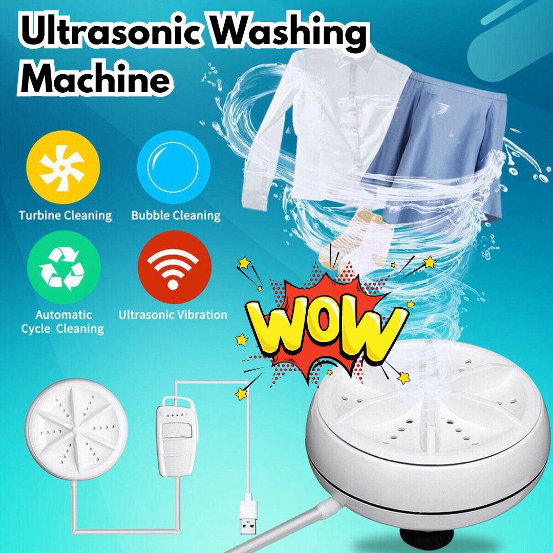 2 in 1 Mini Turbo Washer