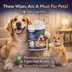 Pet Dental Care Wipe | For Cats & Dogs