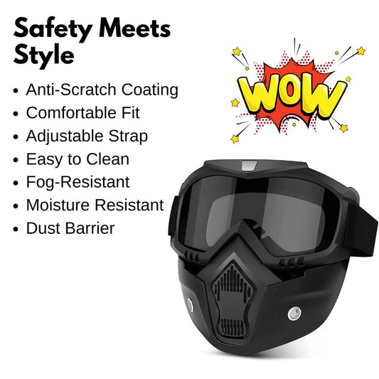 Anti-Scratch UV Protective Face-Shield