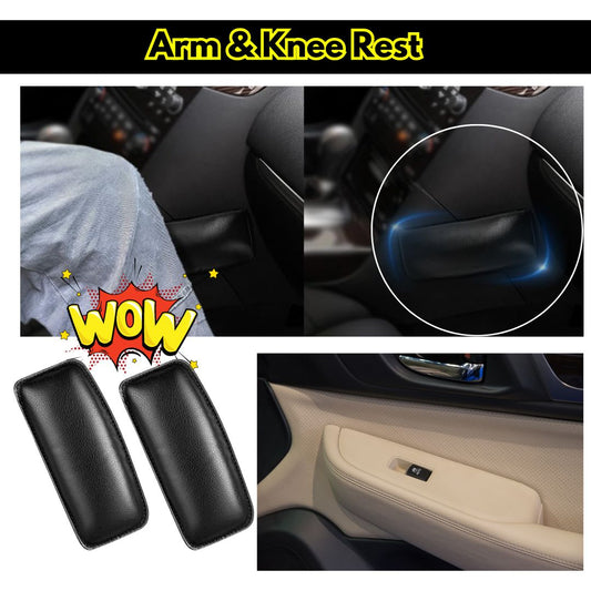 Car Knee And Arm Rest Cushions ( Pack Of 2 )