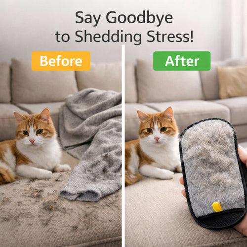 FurEase Pet Hair Removal Gloves – Gentle Grooming & Cleaning (Pack of 2)