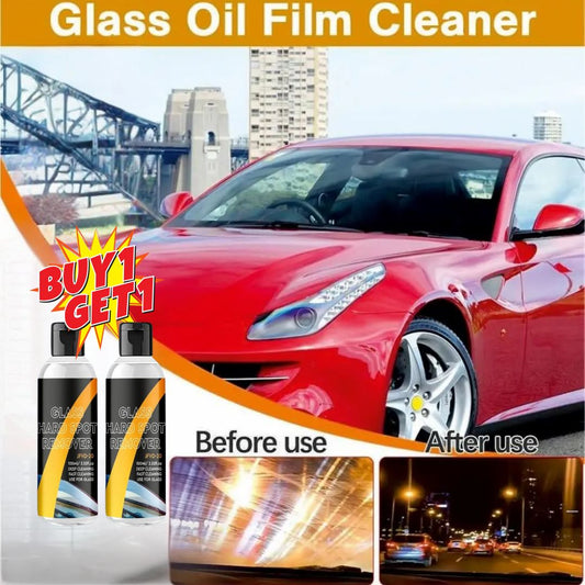 Car Glass Oil Film Cleaner (BUY 1 GET 1 FREE)