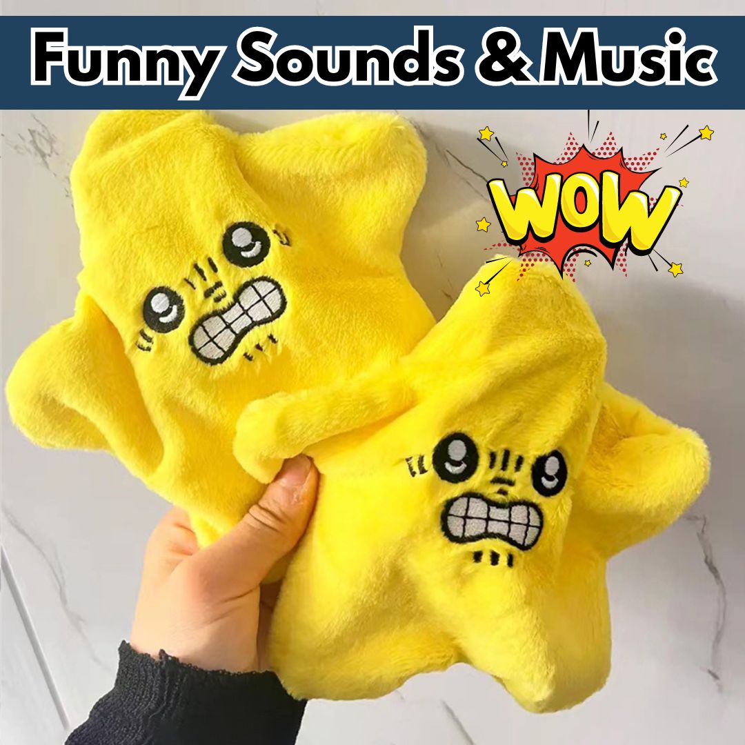 Angry Electric Star Plushie Toy For All Ages