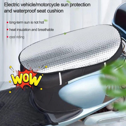 Two Wheeler Seat Aluminum Cover