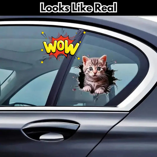 3D Cat Stickers