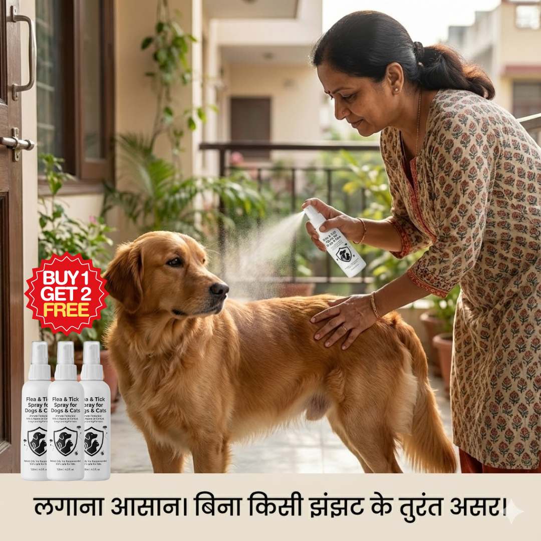 Flea & Tick Spray for Dogs & Cats | Buy 1 Get 2 Free