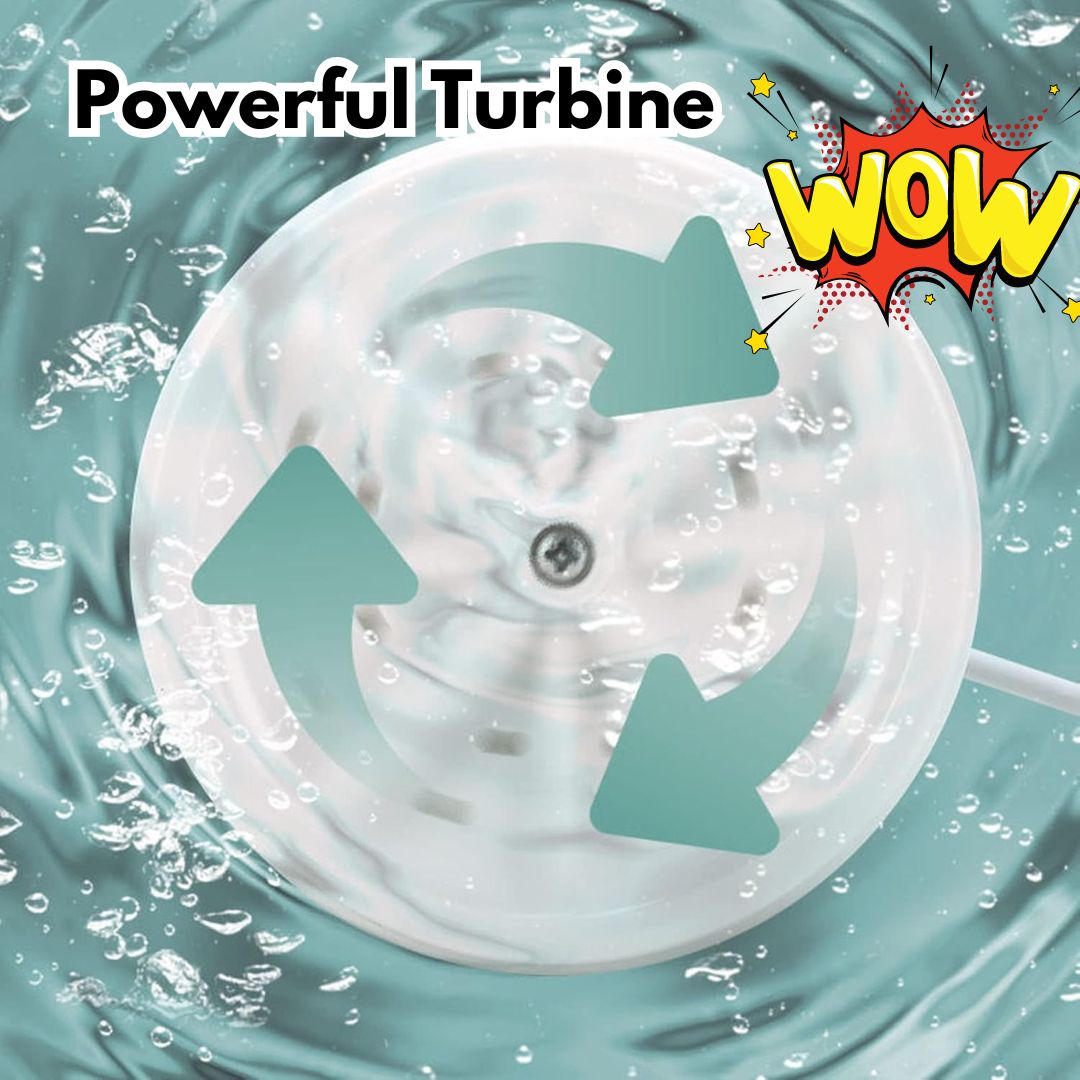 2 in 1 Mini Turbo Washer