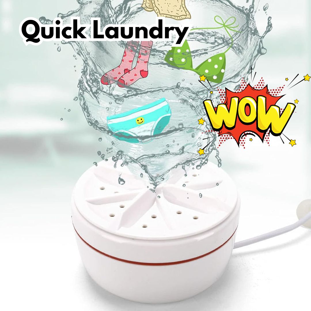 2 in 1 Mini Turbo Washer