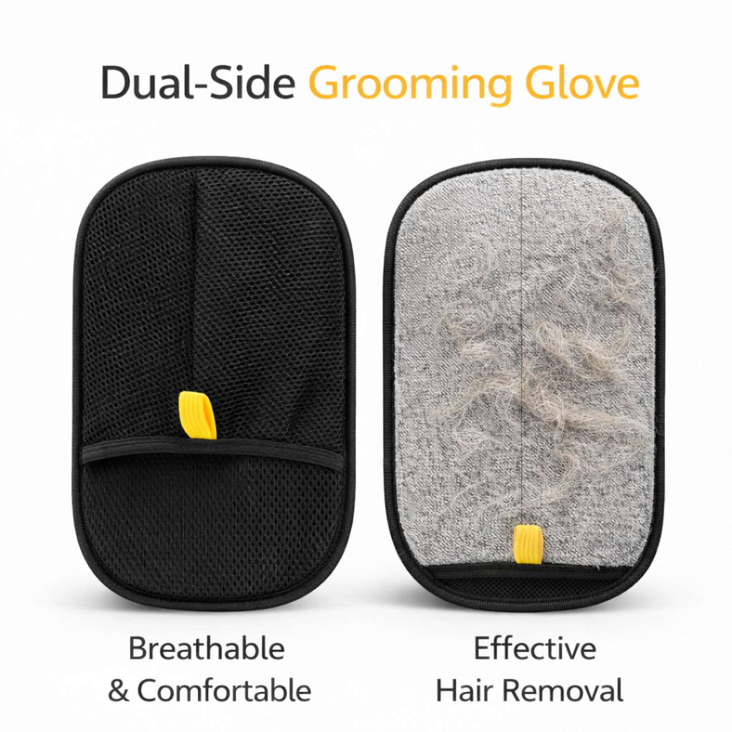 FurEase Pet Hair Removal Gloves – Gentle Grooming & Cleaning (Pack of 2)