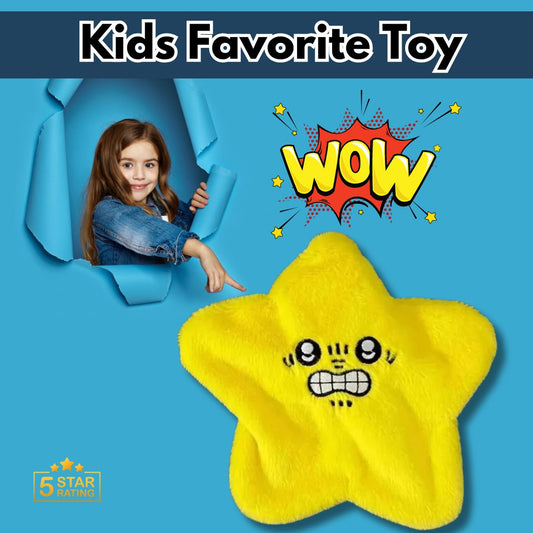 Angry Electric Star Plushie Toy For All Ages