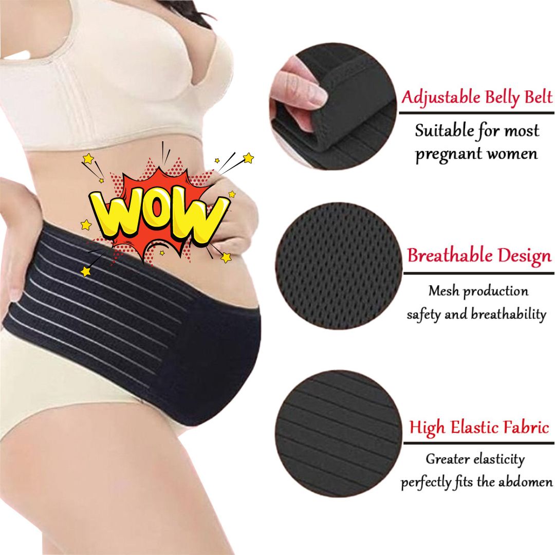 4-in-1 Breathable Adjustable Pregnancy Belly Support Band