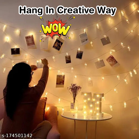 16 LED Photo Clip String Lights