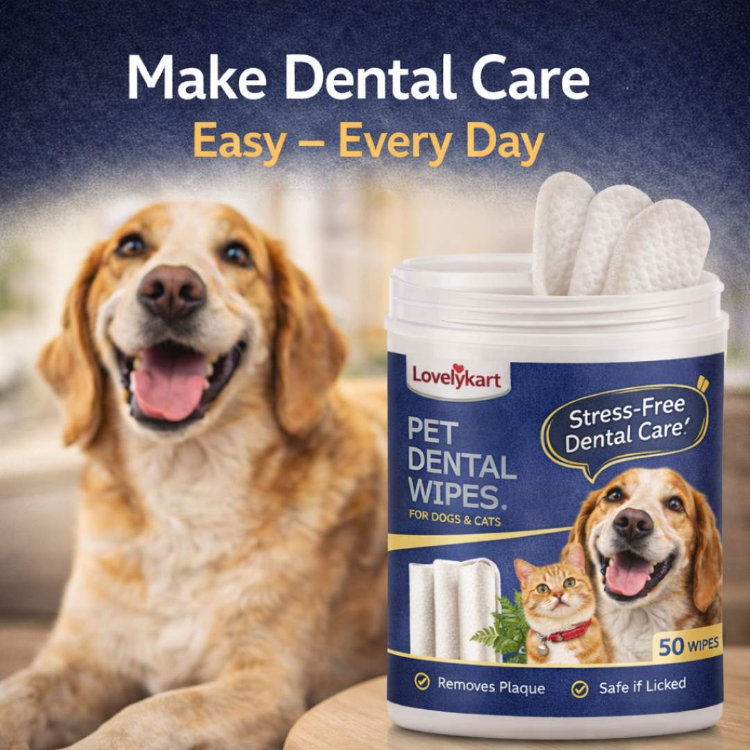 Pet Dental Care Wipe | For Cats & Dogs
