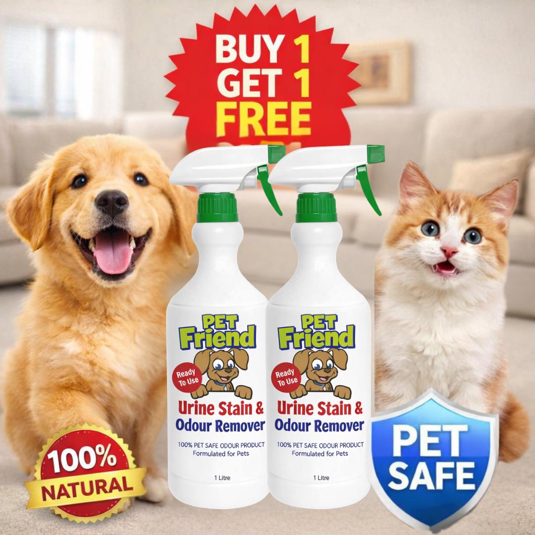 Pet Urine Stain & Odour Remover | Ready To Use Formula | BUY 1 GET 1 FREE!